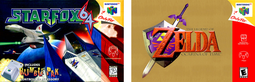 Nintendo 64 box art